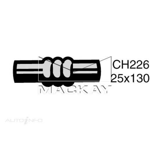 Mackay Radiator Upper Hose - CH226