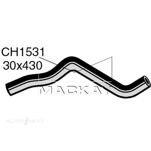 Mackay Radiator Lower Hose - CH1531