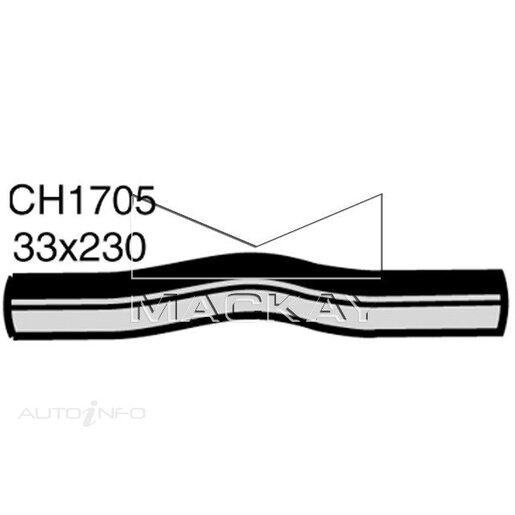 Mackay Radiator Upper Hose - CH1705