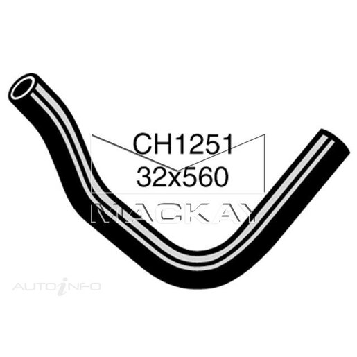 Mackay Radiator Upper Hose - CH1251