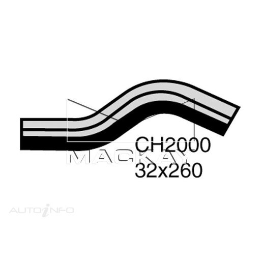 Mackay Radiator Upper Hose - CH2000