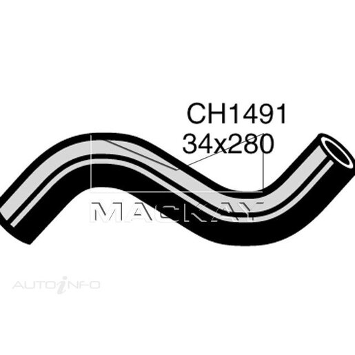 Mackay Radiator Upper Hose - CH1491