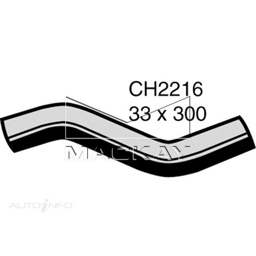 Mackay Radiator Upper Hose - CH2216