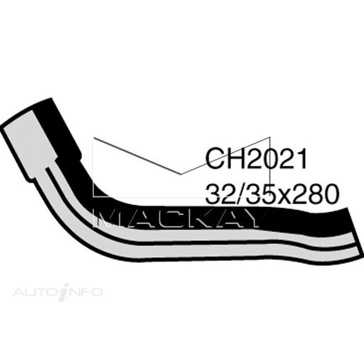 Mackay Radiator Lower Hose - CH2021