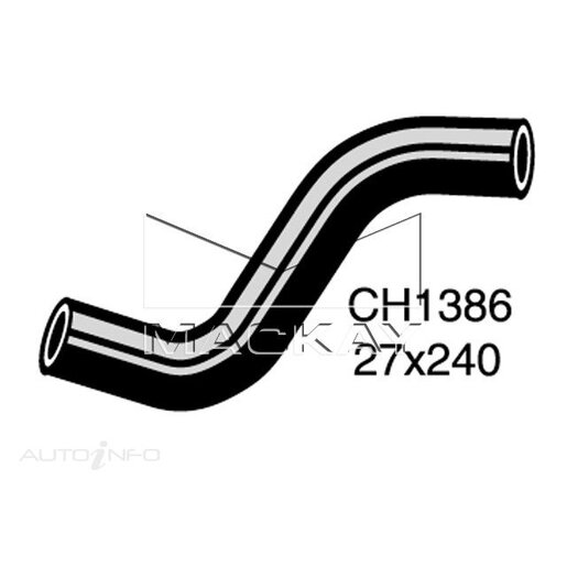 Mackay Radiator Upper Hose - CH1386