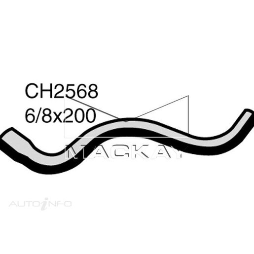 Mackay Throttle Body Coolant Hose - CH2568