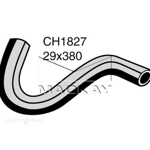 Mackay Radiator Upper Hose - CH1827