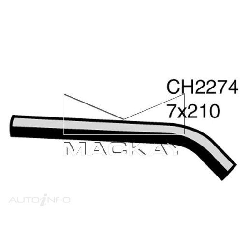 Mackay Throttle Body Coolant Hose - CH2274