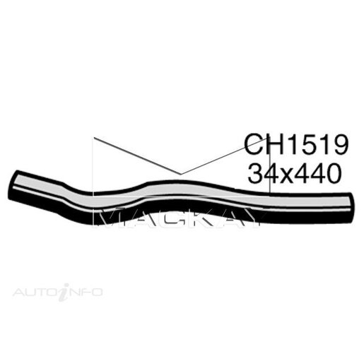 Mackay Radiator Upper Hose - CH1519