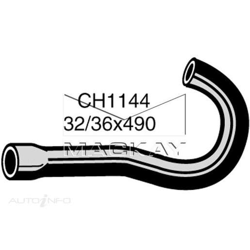 Mackay Radiator Lower Hose - CH1144