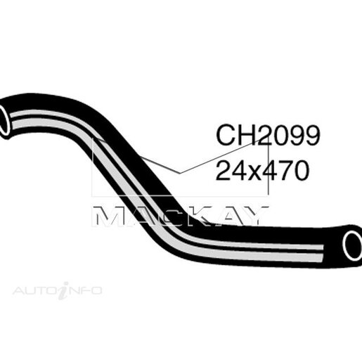 Mackay Radiator Lower Hose - CH2099