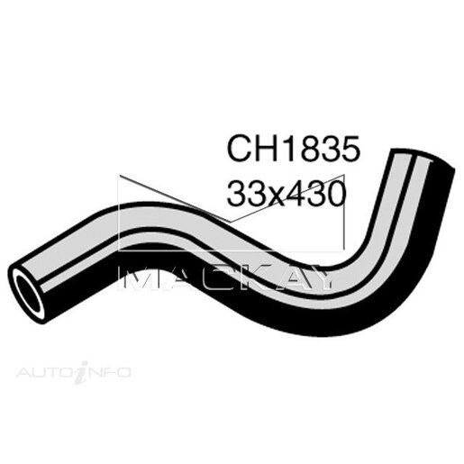 Mackay Radiator Upper Hose - CH1835