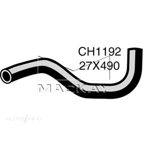 Mackay Radiator Lower Hose - CH1192