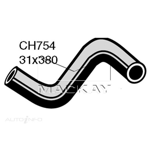 Mackay Radiator Lower Hose - CH754