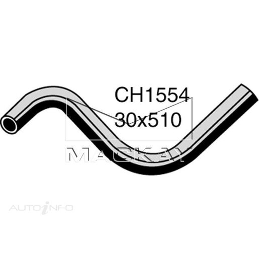 Mackay Radiator Lower Hose - CH1554