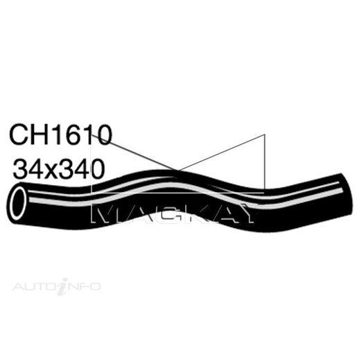 Mackay Radiator Lower Hose - CH1610