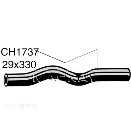 Mackay Radiator Upper Hose - CH1737