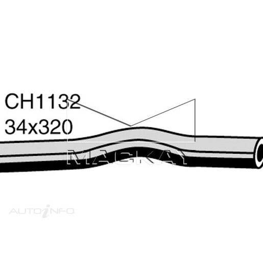 Mackay Radiator Upper Hose - CH1132