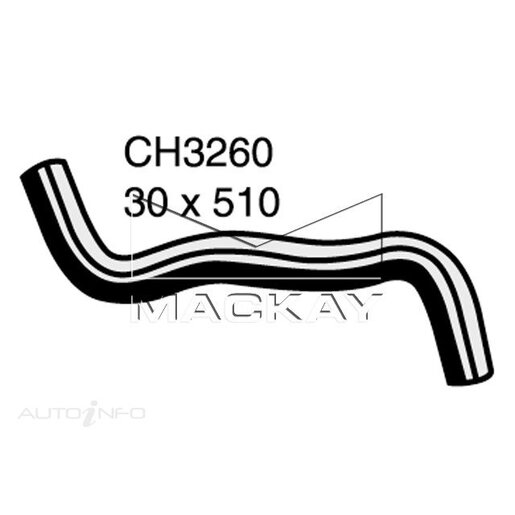 Mackay Radiator Lower Hose - CH3260