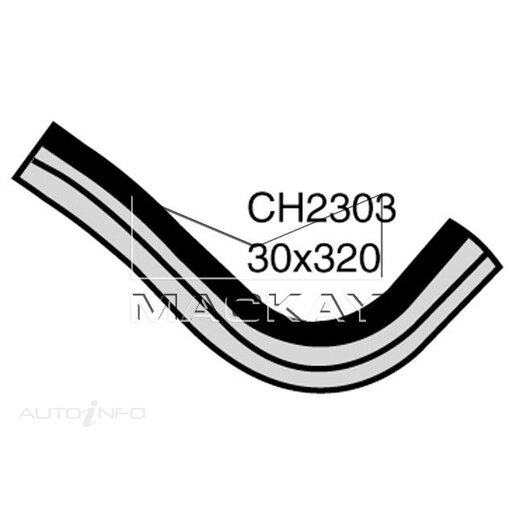 Mackay Radiator Upper Hose - CH2303