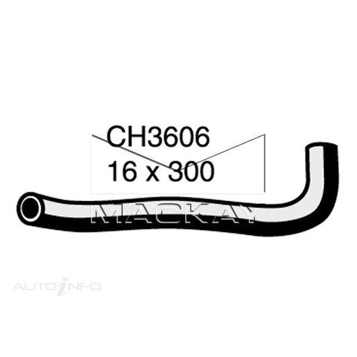 Mackay Heater Hose - CH3606