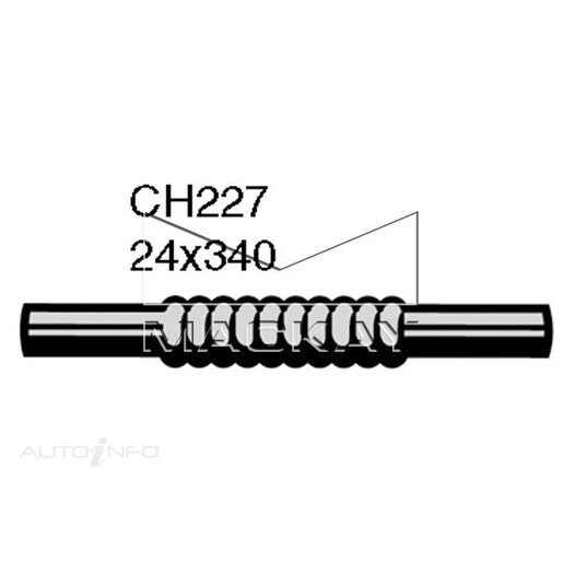 Mackay Radiator Lower Hose - CH227