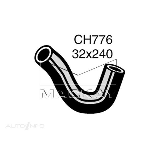 Mackay Radiator Upper Hose - CH776