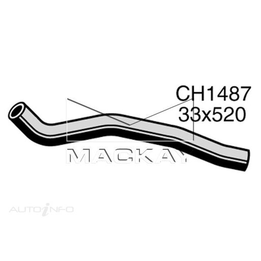 Mackay Radiator Lower Hose - CH1487