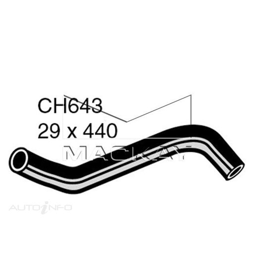 Mackay Radiator Lower Hose - CH643