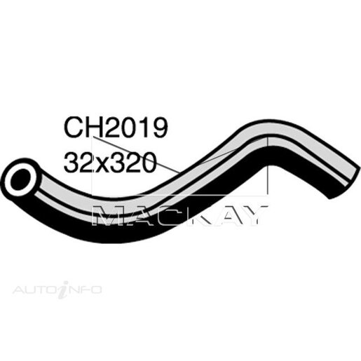 Mackay Radiator Lower Hose - CH1362