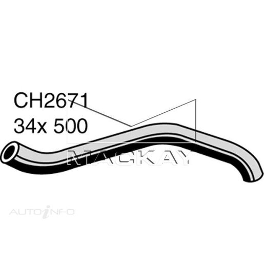 Mackay Radiator Upper Hose - CH2671