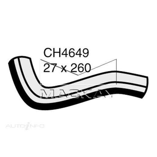 Mackay Radiator Upper Hose - CH4649