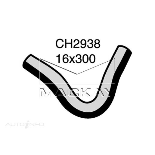 Mackay Heater Hose - CH2938