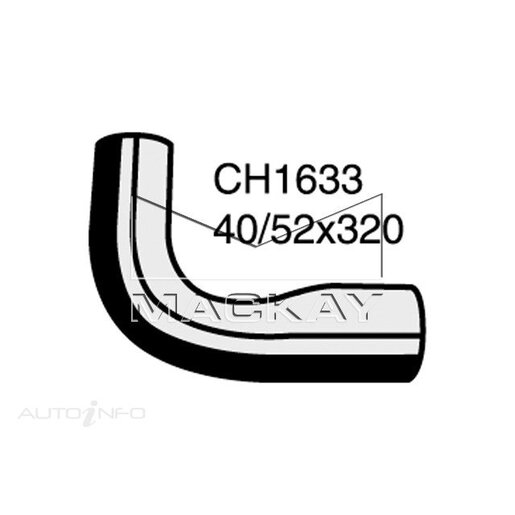 Mackay Radiator Lower Hose - CH1633