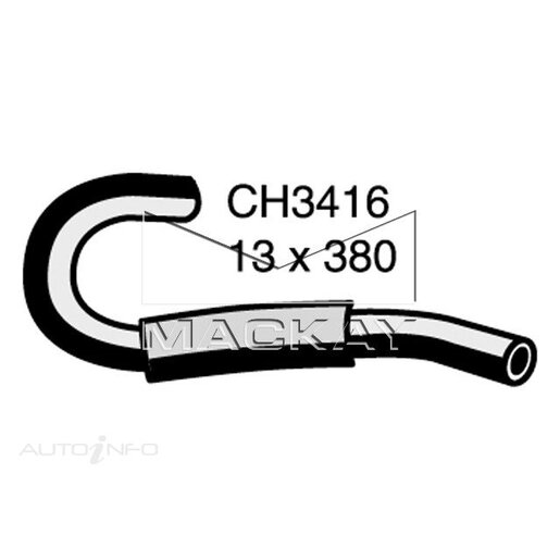 Mackay Heater Hose - CH3416