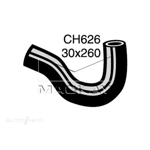 Mackay Radiator Upper Hose - CH626