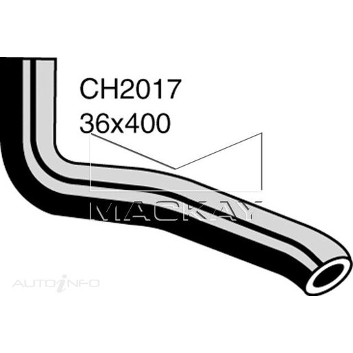 Mackay Radiator Upper Hose - CH2017