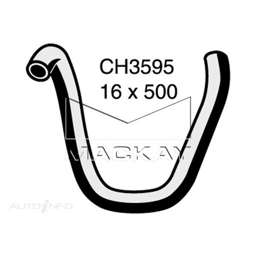 Mackay Heater Hose - CH3595