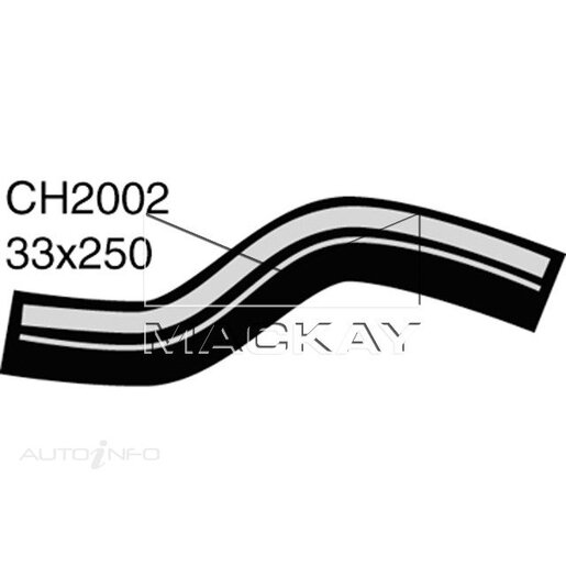 Mackay Radiator Upper Hose - CH2002