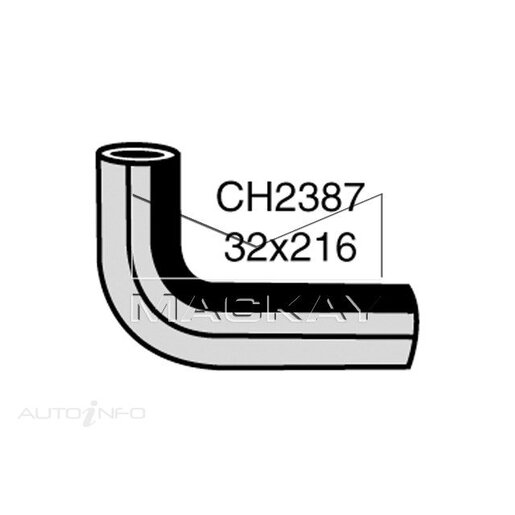 Mackay Radiator Lower Hose - CH2387