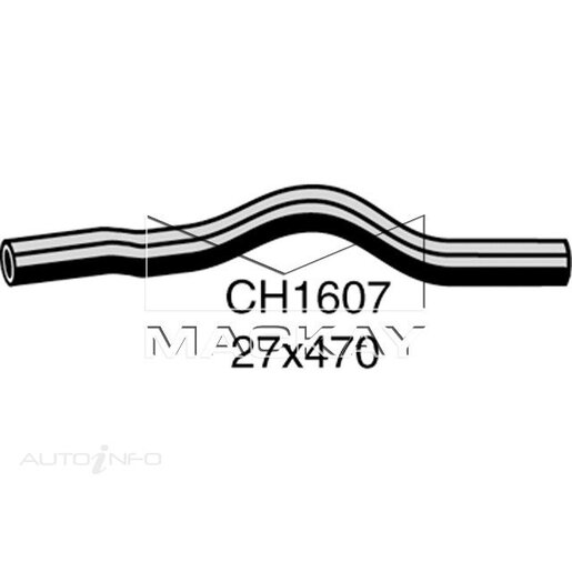 Mackay Radiator Upper Hose - CH1607