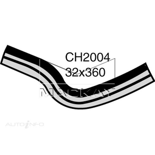 Mackay Radiator Upper Hose - CH2004