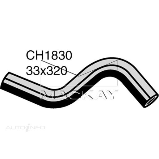 Mackay Radiator Upper Hose - CH1830