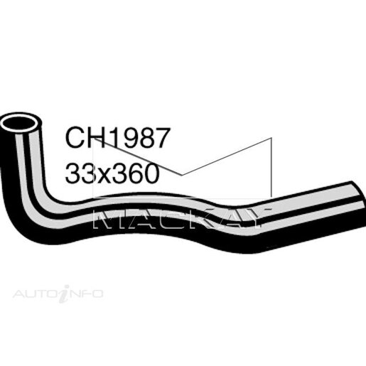 Mackay Radiator Upper Hose - CH1987