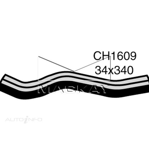 Mackay Radiator Lower Hose - CH1609