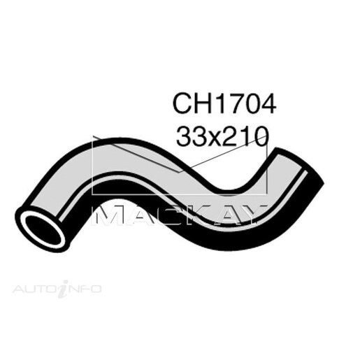 Mackay Radiator Upper Hose - CH1704