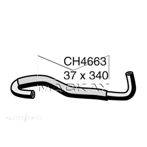 Mackay Coolant Expansion/Recovery Tank Hose - CH4663