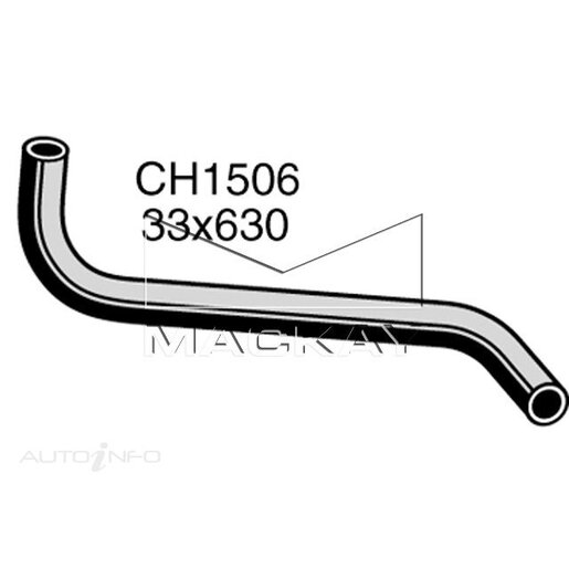 Mackay Radiator Lower Hose - CH1506