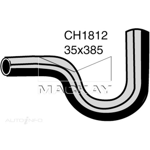 Mackay Radiator Upper Hose - CH1812