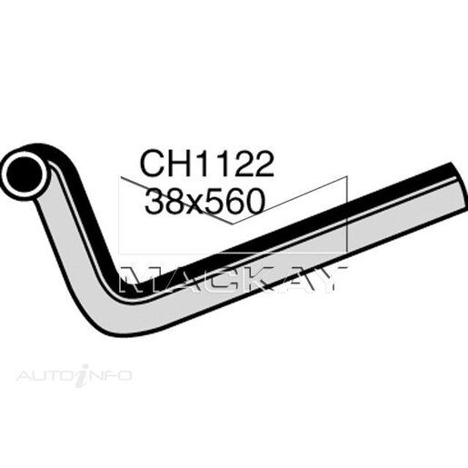 Mackay Radiator Upper Hose - CH1122